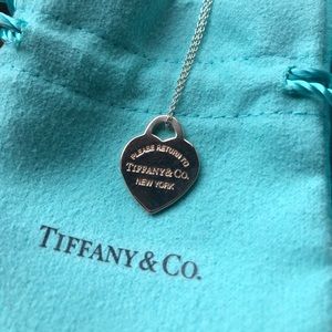Tiffany & Co Rose Gold Heart Tag